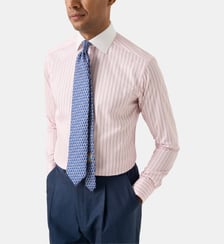 Chemise droite en coton Eton