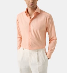 Chemise droite en coton Eton