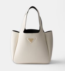 Petit cabas en cuir signature Prada