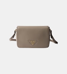 Sac à bandoulière en cuir signature Prada
