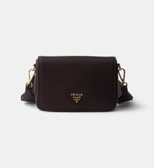 Sac à bandoulière en cuir signature Prada