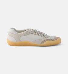 Baskets basses Speedrock en cuir et mesh Prada