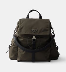 Sac à dos Explore en Re-Nylon et cuir Prada