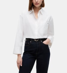 Chemise droite signature Tommy Hilfiger