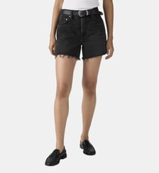 Short jean droit franges Levi's