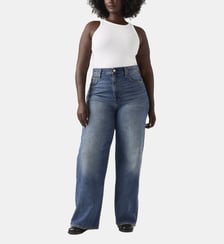 Jean évasé coton taille haute Levi's