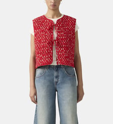 Gilet court droit sans manches imprimé floral Levi's