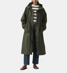 Parka longue ample en nylon capuche Levi's