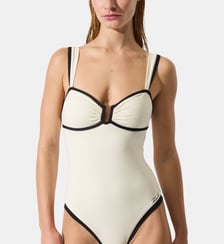 Maillot de bain Cheeky Swimsuit signature Karl Lagerfeld