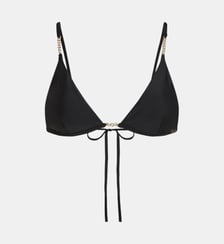 Soutien-gorge de bain triangle chaînette Karl Lagerfeld