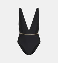 Maillot de bain 1 pièce détail chaînette Karl Lagerfeld