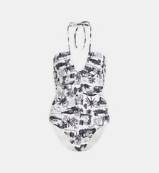 Maillot de bain 1 pièce imprimé fantaisie Karl Lagerfeld