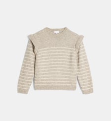 Pull Verveine à froufrous Cadet Rousselle