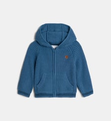 Gilet en tricot à capuche Valerio Cadet Rousselle