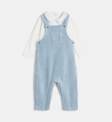 Ensemble salopette Vargo en velours Cadet Rousselle