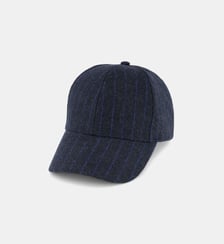 Casquette Baseball rayée feutrée Galeries Lafayette