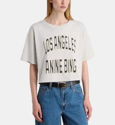 T-shirt ample court Johnny coton  Anine Bing