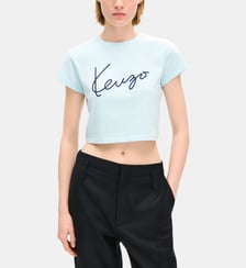 T-shirt boxy en coton imprimé Kenzo
