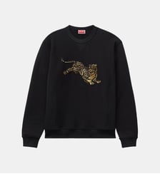Sweat droit coton tigre Kenzo