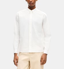 Chemise droite coton col américain Kenzo