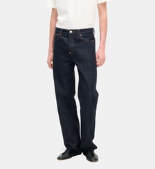 Jean droit en coton imprimé signature Kenzo
