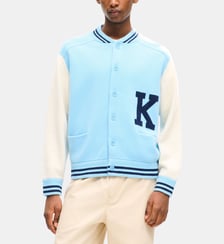 Cardigan droit laine bicolore Kenzo