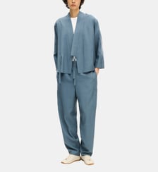 Kimono droit en laine mélangée Kenzo
