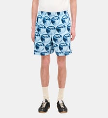 Short droit coton imprimé pommes Kenzo
