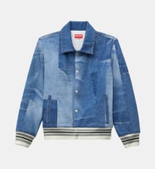 Blouson court droit denim Kenzo
