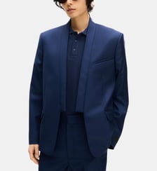 Veste kimono droit en laine Kenzo
