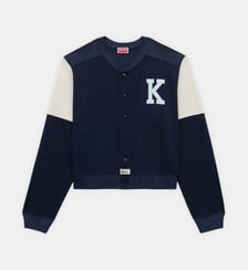 Blouson court bicolore pressionné Kenzo