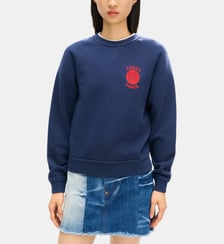 Sweat Paris Emblem droit en coton signature  Kenzo