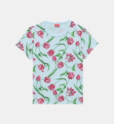 T-Shirt ajusté motif floral Kenzo