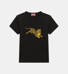 T-shirt droit coton tigre Kenzo
