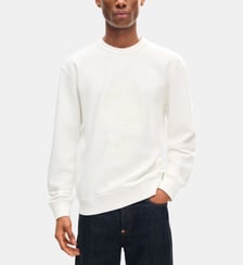 Sweat droit en coton imprimé signature Kenzo