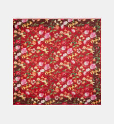 Foulard en laine vierge imprimé floral Kenzo