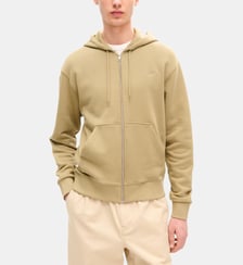 Sweat zippé droit en coton signature Kenzo