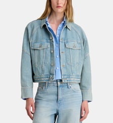 Veste en jean boxy classique coton denim Calvin Klein