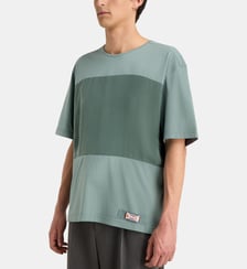 T-shirt Ă bande contrastante en coton Marni