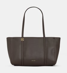 Sac cabas Emblem monogramme métal Calvin Klein