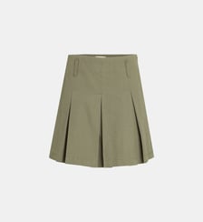 Jupe courte plissée coton canvas Calvin Klein