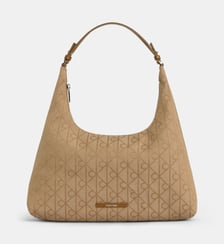 Grand sac à main Emblem toile Calvin Klein