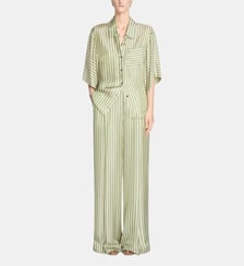 Chemisette droite à rayures Dries Van Noten