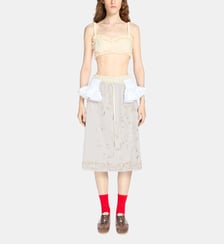Crop-top brassière signature Dries Van Noten