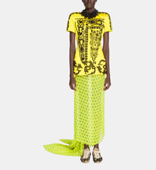 Jupe asymétrique à motif Dries Van Noten