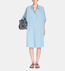 Robe chemise ample en coton Dries Van Noten