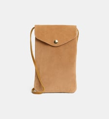 Etui téléphone cuir suédé Les Cléias