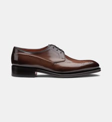 Derbies en cuir signature Santoni