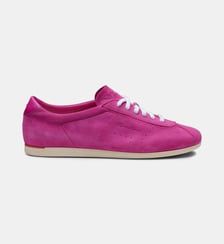 Baskets basses en daim signature Santoni