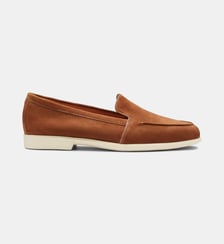 Mocassins en daim signature Santoni